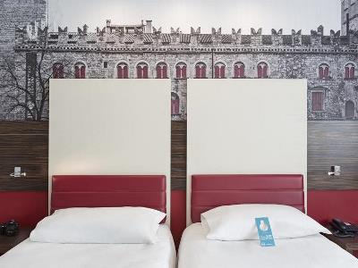 bedroom 1 - hotel b and b hotel - trento, italy