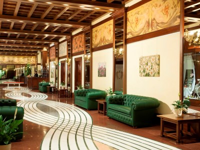 lobby - hotel grand trento - trento, italy