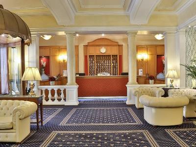 lobby - hotel best western plus genova - turin, italy