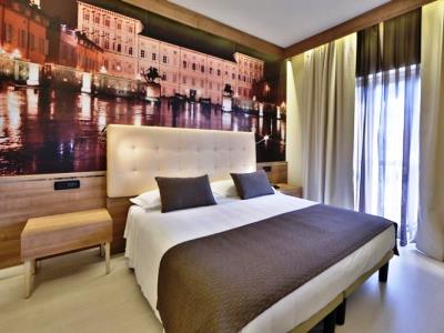 bedroom 2 - hotel best western luxor - turin, italy
