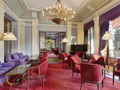 lobby - hotel grand majestic - verbania, italy