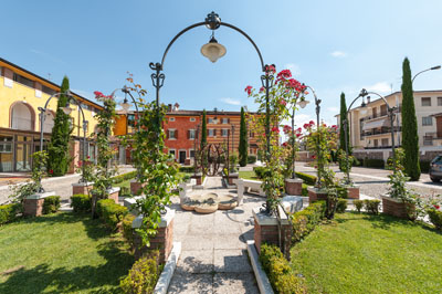 gardens - hotel villa malaspina - verona, italy