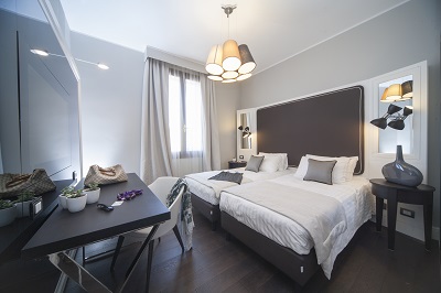 standard bedroom - hotel grande italia - chioggia, italy