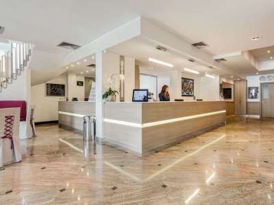 lobby - hotel best western rocca - cassino, italy