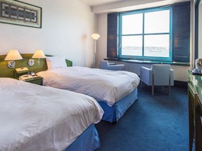 bedroom - hotel premier hotel mojiko - kitakyushu, japan