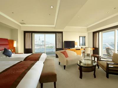 bedroom 3 - hotel kobe meriken park oriental - kobe, japan