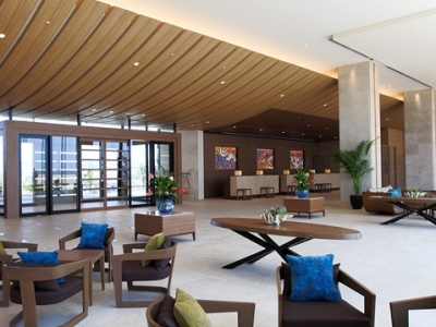 lobby 1 - hotel hilton okinawa chatan resort - okinawa island, japan