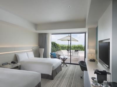 bedroom 2 - hotel hilton okinawa chatan resort - okinawa island, japan