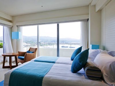 bedroom - hotel ana intercontinental manza beach - okinawa island, japan