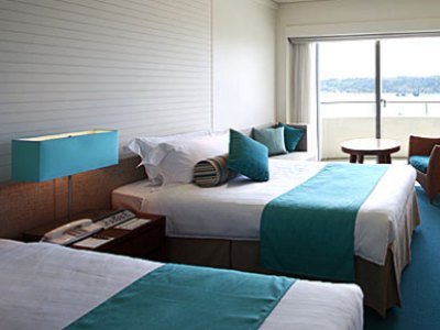 standard bedroom - hotel ana intercontinental manza beach - okinawa island, japan