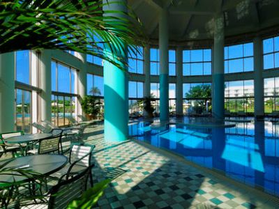 indoor pool - hotel ana intercontinental ishigaki resort - okinawa island, japan