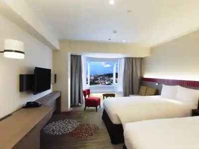bedroom - hotel doubletree by hilton naha shuri castle - okinawa island, japan