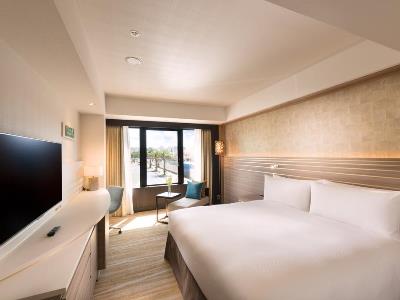bedroom - hotel doubletree by hilton okinawa chatan - okinawa island, japan