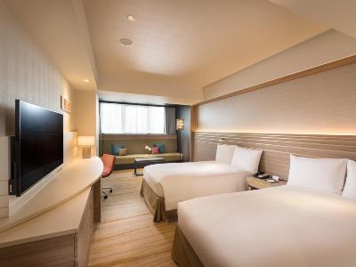 bedroom 1 - hotel doubletree by hilton okinawa chatan - okinawa island, japan