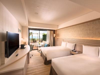 bedroom 3 - hotel doubletree by hilton okinawa chatan - okinawa island, japan