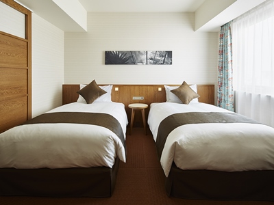 bedroom 2 - hotel gracery naha - okinawa island, japan