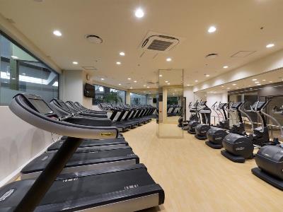 gym - hotel hilton tokyo - tokyo, japan