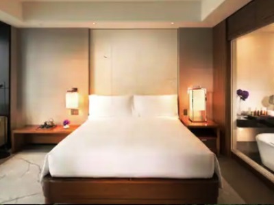 bedroom - hotel conrad tokyo - tokyo, japan