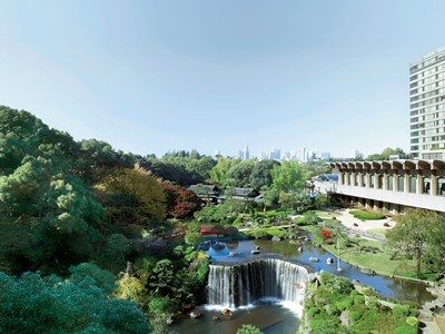 gardens 1 - hotel new otani garden tower - tokyo, japan
