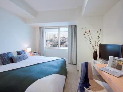 bedroom - hotel fraser residence nankai osaka - osaka, japan