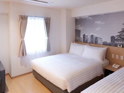 bedroom 4 - hotel travelodge honmachi osaka - osaka, japan
