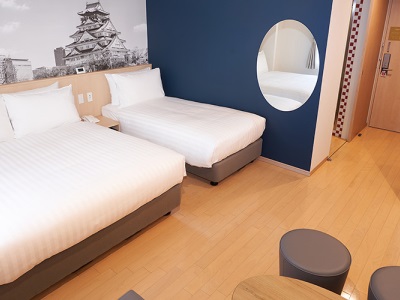 bedroom 5 - hotel travelodge honmachi osaka - osaka, japan