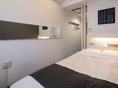 bedroom 1 - hotel binario umeda - osaka, japan