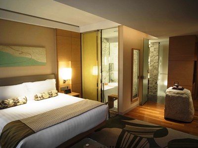 bedroom 1 - hotel intercontinental osaka - osaka, japan