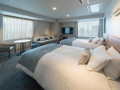 bedroom 6 - hotel granvia osaka - osaka, japan