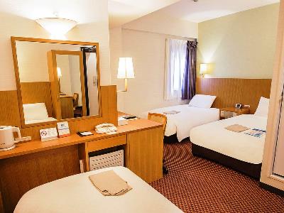bedroom - hotel hearton shinsaibashi - osaka, japan