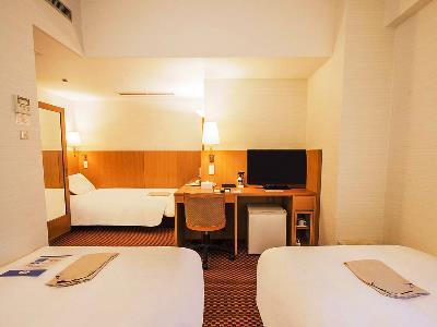 bedroom 1 - hotel hearton shinsaibashi - osaka, japan