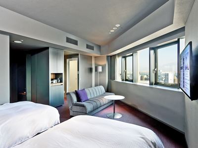 bedroom 4 - hotel hakata green hotel 1 - fukuoka, japan
