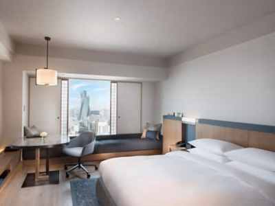 bedroom - hotel hilton nagoya - nagoya, japan