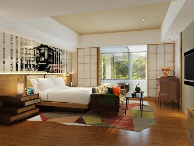 bedroom - hotel hotel indigo hakone gora - hakone, japan