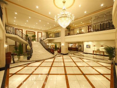 lobby - hotel nikko princess - kyoto, japan