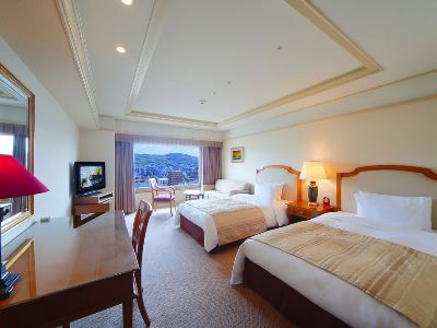 bedroom 2 - hotel nikko princess - kyoto, japan