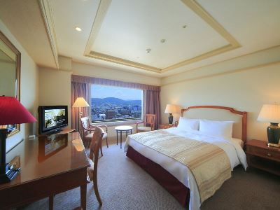 bedroom - hotel nikko princess - kyoto, japan