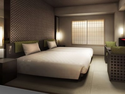 bedroom 1 - hotel resol trinity kyoto - kyoto, japan