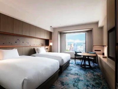 bedroom - hotel hilton hiroshima - hiroshima, japan
