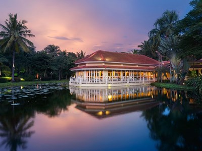 lobby - hotel sofitel angkor phokeethra - siem reap, cambodia