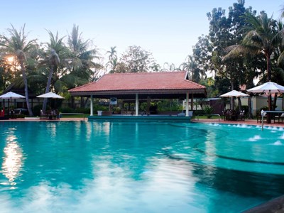 outdoor pool - hotel sofitel angkor phokeethra - siem reap, cambodia
