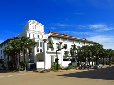 exterior view - hotel park hyatt - siem reap, cambodia