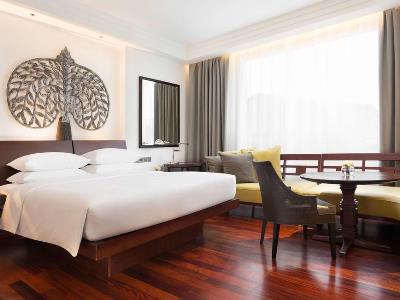 bedroom - hotel park hyatt - siem reap, cambodia