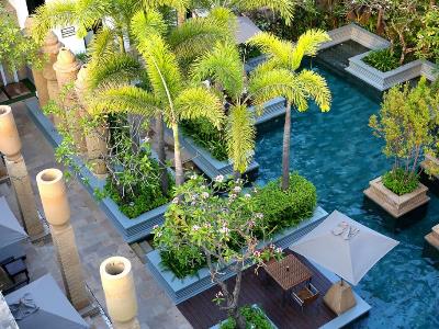 outdoor pool - hotel park hyatt - siem reap, cambodia