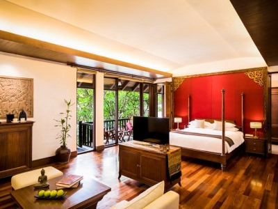 bedroom - hotel anantara angkor resort and spa - siem reap, cambodia