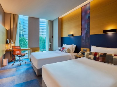 bedroom - hotel aloft seoul gangnam - seoul, south korea