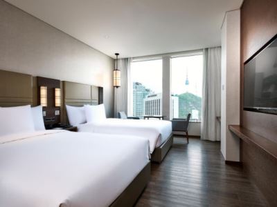 bedroom 1 - hotel courtyard seoul namdaemun - seoul, south korea