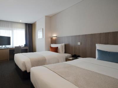 bedroom 2 - hotel amid hotel seoul - seoul, south korea