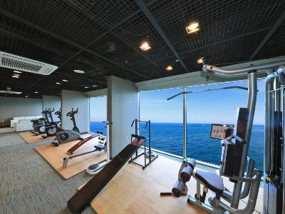 gym - hotel ocean suite - jeju, south korea