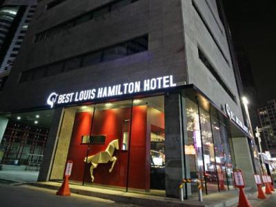 exterior view - hotel best louis hamilton haeundae - busan, south korea